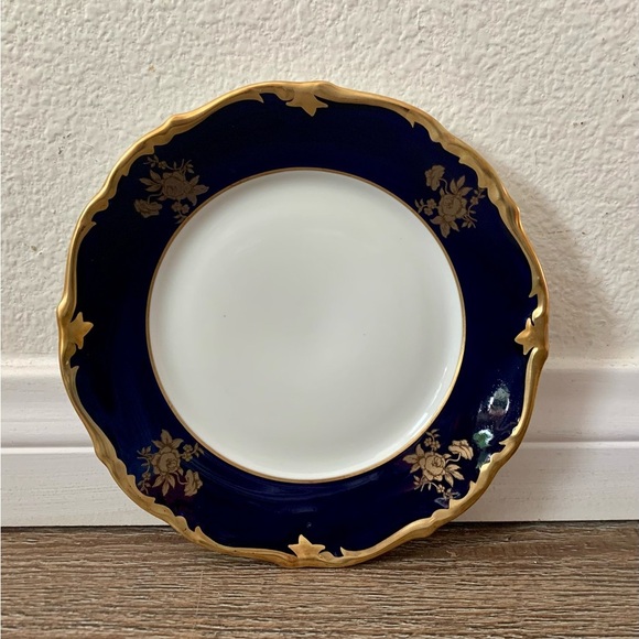 Vintage 8 Reichenbach Echo Kobalt Blue/Gold Plates - Picture 13 of 15